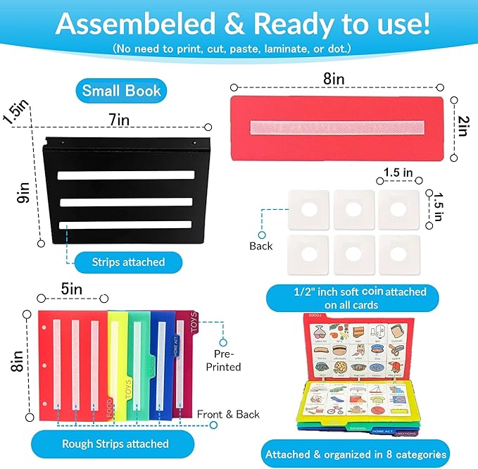 Visual Communication Book, 162 ASD Photo Picture Cards: Autism Language - Image 5