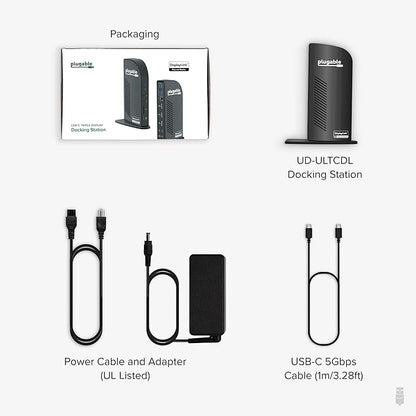 Plugable USB-C Triple Monitor Docking Station: 13-in-1 Laptop Dock - Image 9