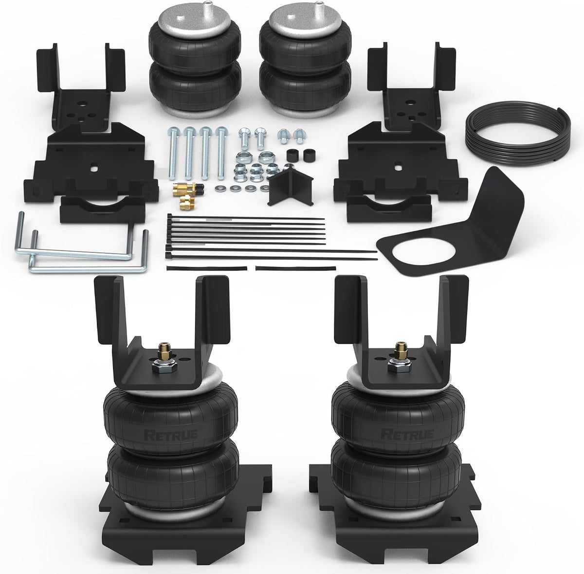 retrue rear air bags suspension kit compatible with, main product view