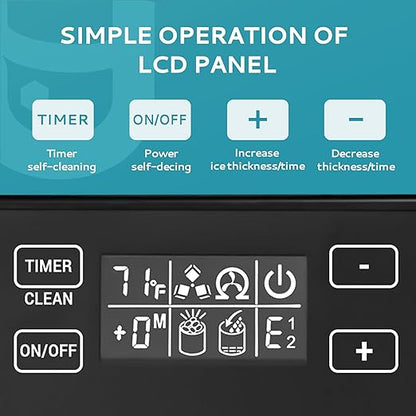 Commercial Ice Maker Machine 85Lbs/Day, 24Lbs Storage, Built-in Undercounter - Image 3