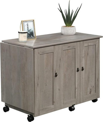 Sauder Craft Cart Storage Cabinet, Rolling Sewing Table - Image 5