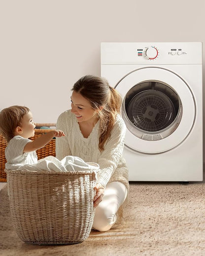 1.8 Cu.Ft Compact Dryer - 1020W Portable Clothes Dryer - Image 7