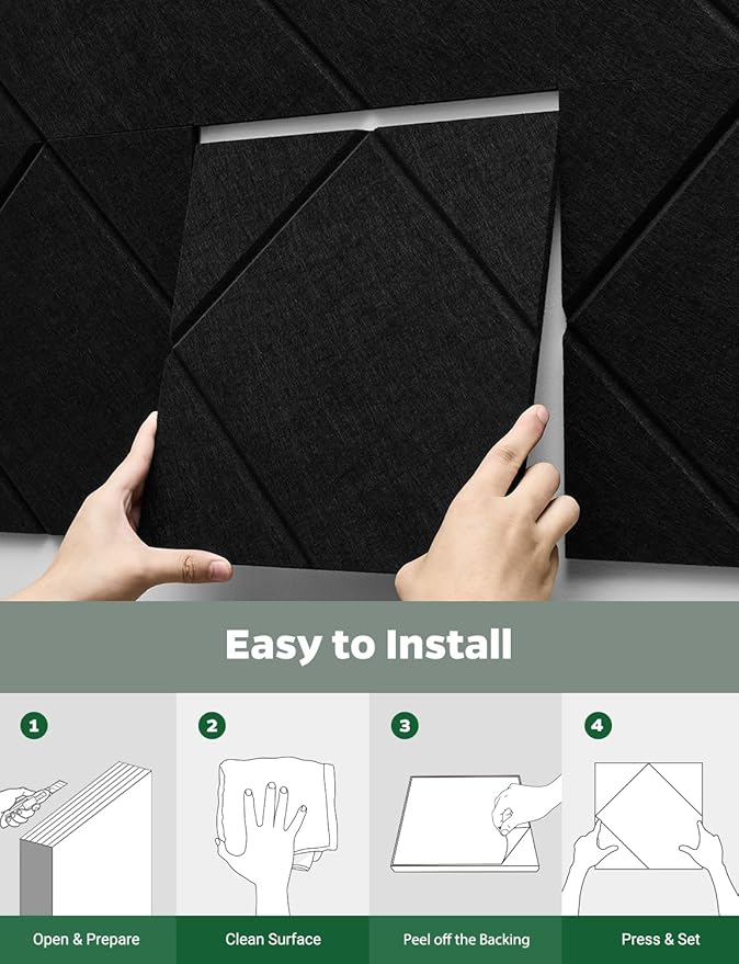 Topnaca Decorative Acoustic Soundproof Walls Panels - Image 7