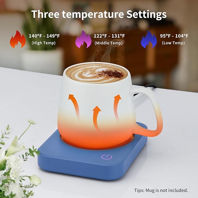 VOBAGA Coffee Mug Warmer, 4 Hours Auto Shut Off Cup Warmer - Image 3