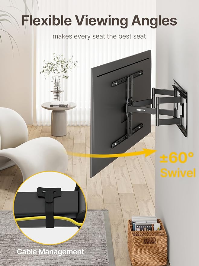 monTEK Ultra Slim TV Wall Mount - Image 6