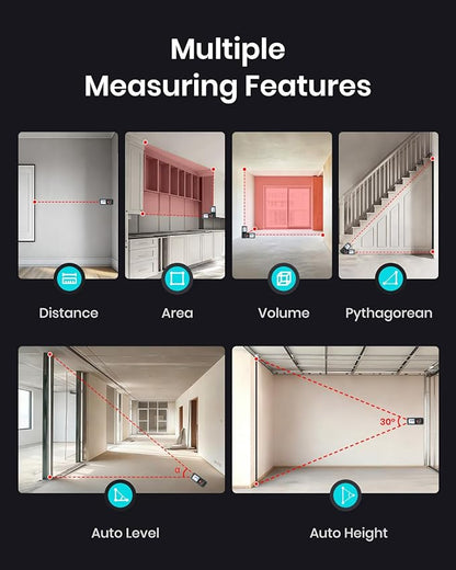 Laser Measure Device, MiLESEEY 229ft Digital Laser Tape Measure - Image 9