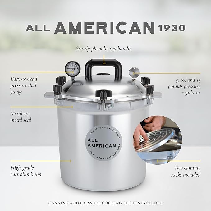 All American 1930: 25qt Pressure Cooker/Canner - Image 2