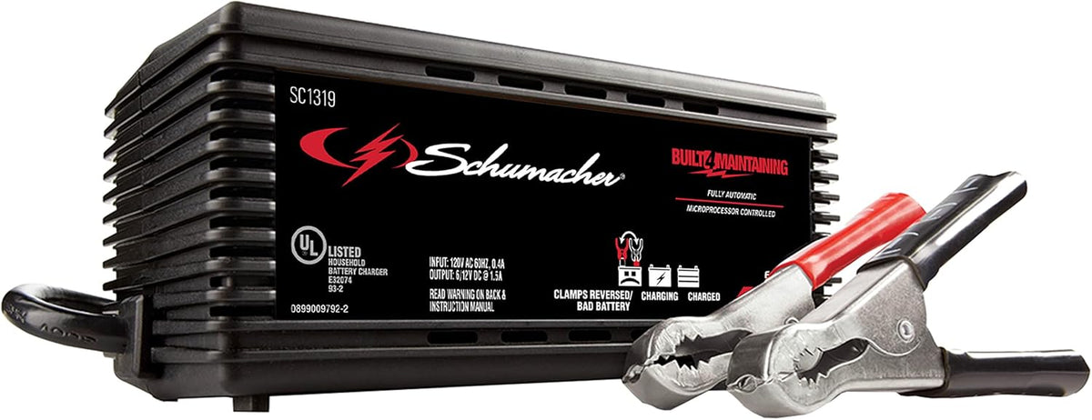 schumacher electric battery charger and maintainer, 3-in-1, sc1319, main product view
