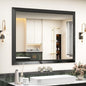 SMIROR Matte Black Bathroom Mirror by SMIROR