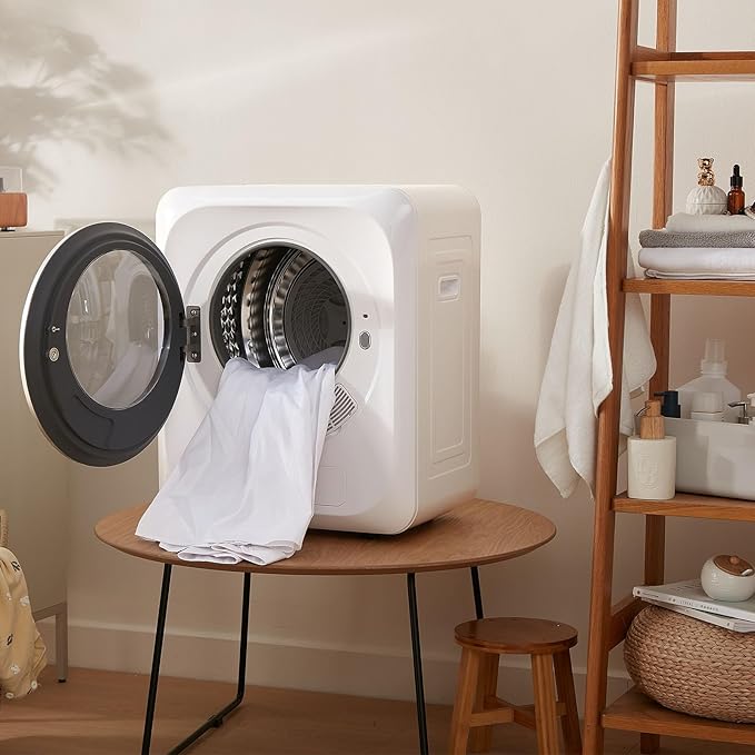 Auertech 1.5 Cu.Ft Portable Clothes Dryer, 850 W Front Load Electric Dryer - Image 9