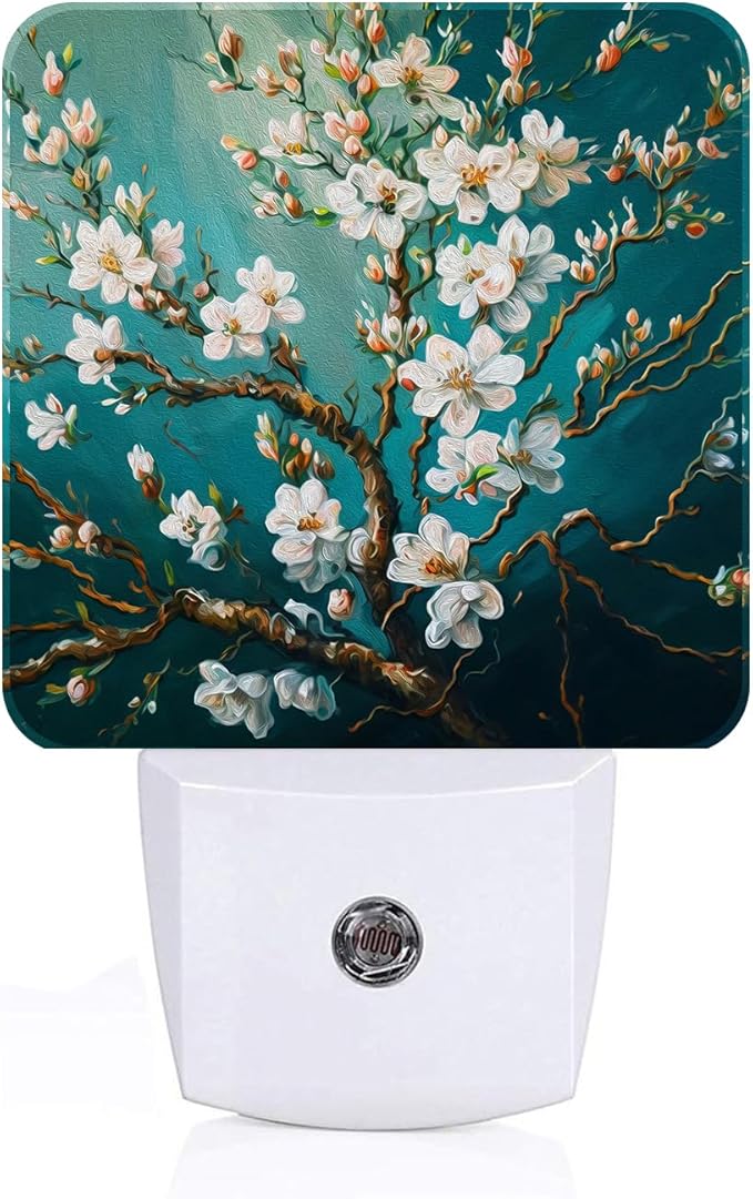FSHVQKD Blossoming Almond Tree Night Light, Plug-in Nightlights Auto Sensor by Unknown