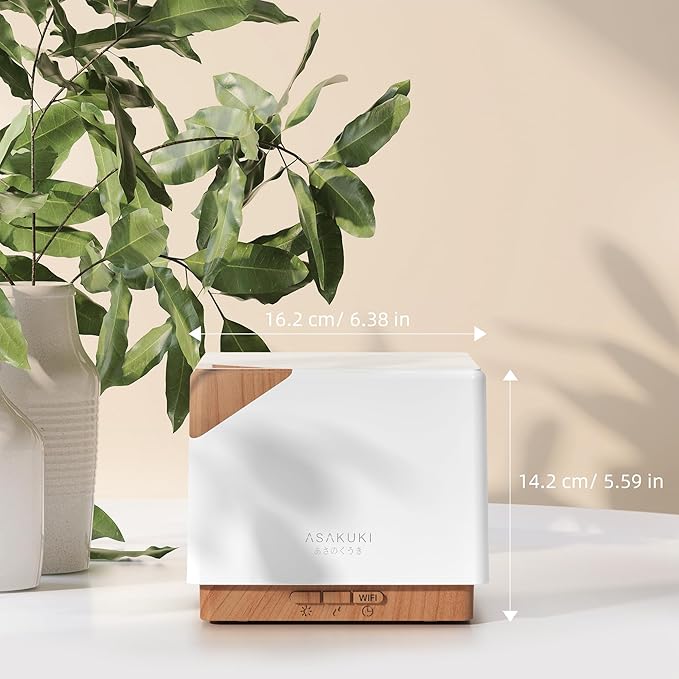 ASAKUKI Smart WiFi Essential Oil Aromatherapy Diffuser, Easy Connect - Image 8