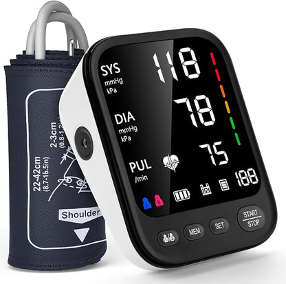 Blood Pressure Machine, Automatic Upper Arm Blood Pressure Monitor by Invaxe