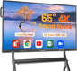 65" Smart Board, 4K UHD Touchscreen Interactive Digital Whiteboard Display by COOLHOOD