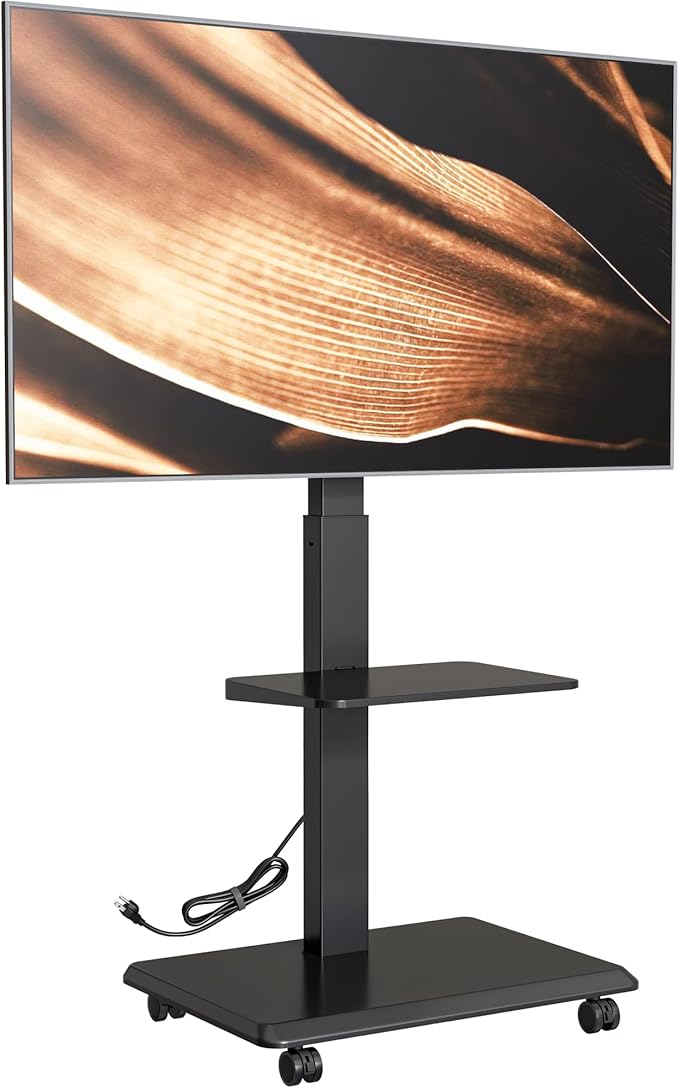 ECOTINY Steel Base Rolling TV Stand by ECOTINY