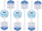 LOLA Classic Toilet Brush, 6 Pack, Durable Fiber Stiff Bristles, Compact Size by LolaProducts