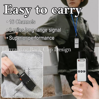 ELIDAIP T-M2 Super Mini Walkie Talkie - Image 4