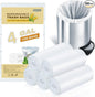Small White Trash-Bags Bathroom 4 Gallon by Inwaysin