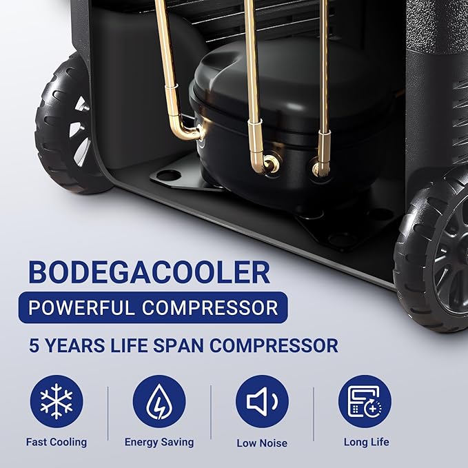 BODEGACOOLER 12 Volt Car Refrigerator, 68Quart Camping Fridge, RV Portable - Image 6