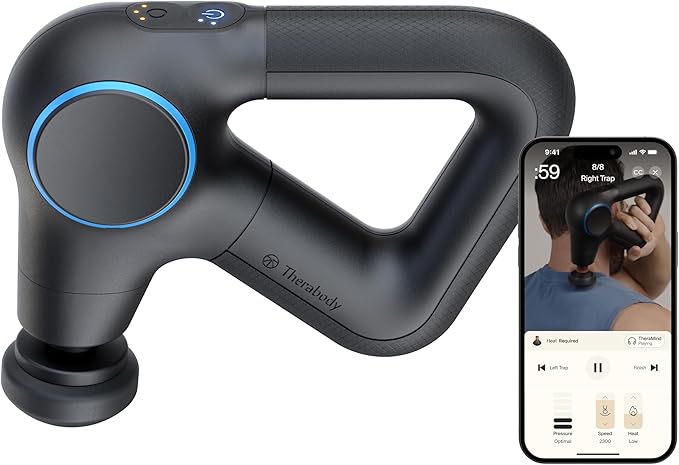 TheraGun Therabody Prime Plus Heated, Powerful Massage Gun by Therabody