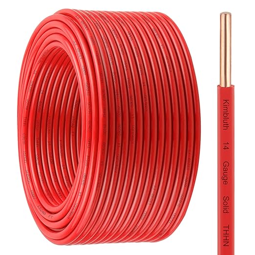 THHN Wire 14 Gauge 200 FT OFC Electrical Wire, 14 AWG Solid Copper Wire Rated by SimpleandPractical