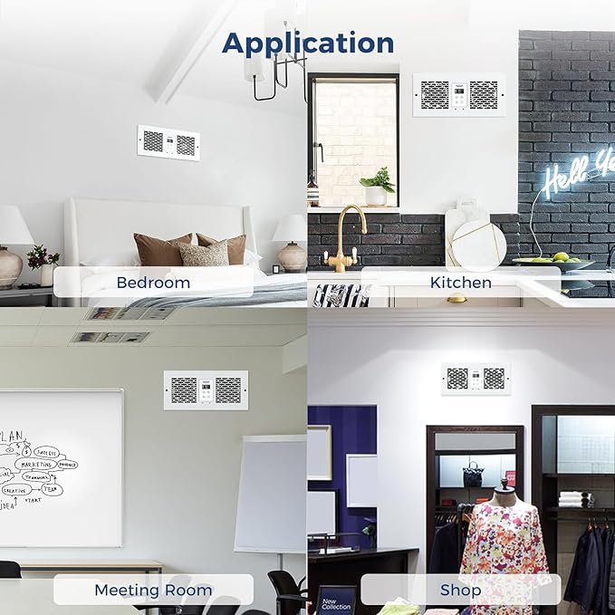 ALORAIR Room to Room Fan with Remote Control, Through Wall Ventilation Fan with - Image 8
