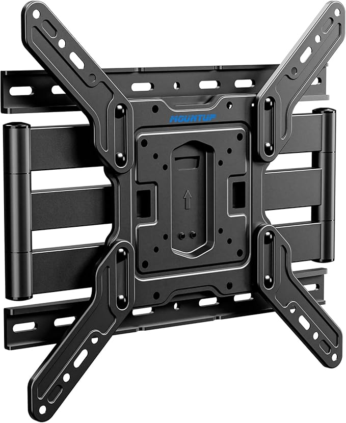 MOUNTUP Ultra Slim Full Motion TV Wall Mount, 1.3" Thin Low Profile TV Bracket by MOUNTUP