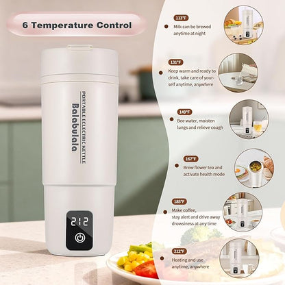 Travel Electric Kettle, Balabulala Portable Water Boiler - Image 5