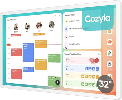 Cozyla Digital Calendar+ 2: 32 inch Wall Planner Touch Screen Chore Chart by Cozyla