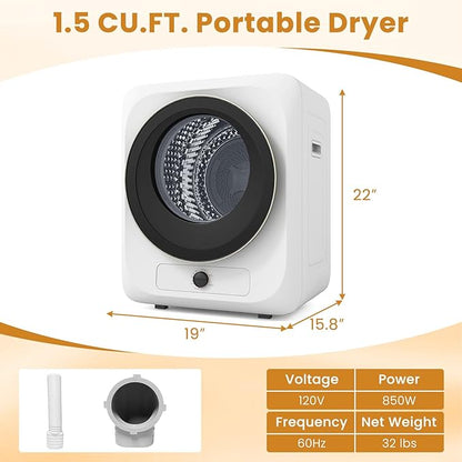 Auertech 1.5 CU. FT. Portable Dryers - Image 7