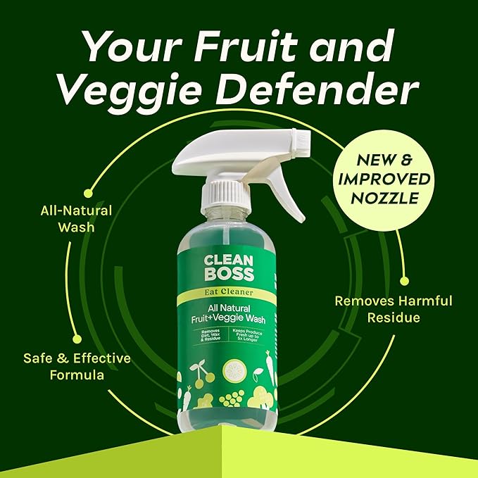 CleanBoss - Eat Cleaner, 12 oz - Keeps Produce Fresh, Gluten Free - Image 3