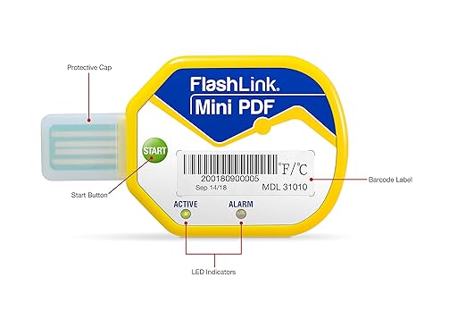 Deltatrak 85 Days USB Temperature Data Logger Recorder in-Transit Trip Single - Image 3