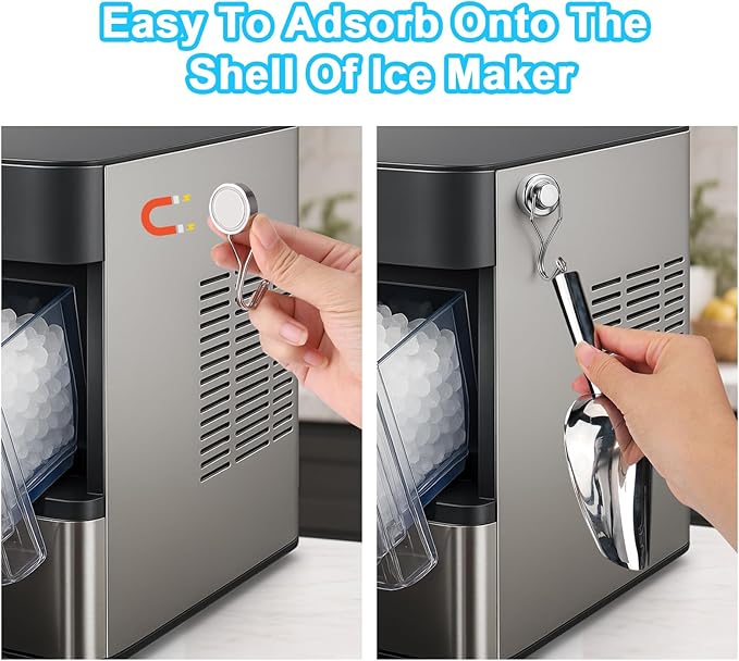 Stainless Steel Ice Scoop for Freezer - Image 7
