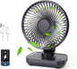 CONBOLA Small Desk Fan for Bedroom, 3600mAh Battery Powered Rechargeable Fan by CONBOLA