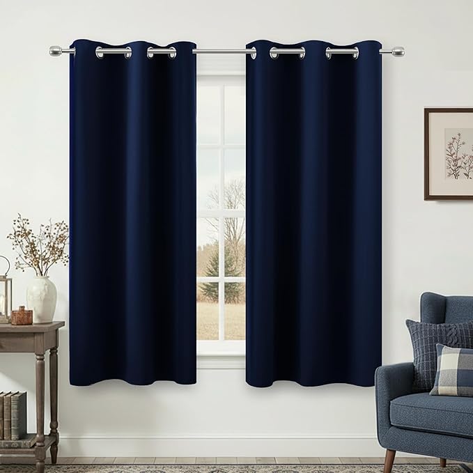 KOUFALL 54 Inch Length Curtains by KOUFALL