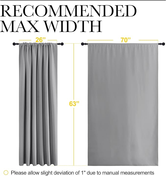 NICETOWN Short Curtains for Small Window - Image 7