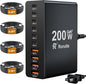 USB C Charging Station 10 Port by Roruite
