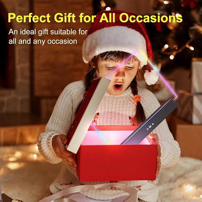LED Note Board with Colors, Rechargeable 17-Inch Doodle Glow 9-Mode Light Up - Image 3