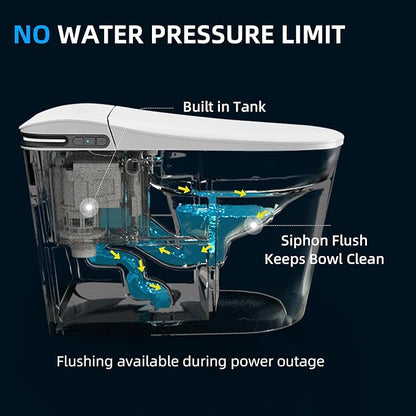 WOODBRIDGE GT100 Smart Toilet, Auto Open/Close Lid, Foot Sensor, Auto Flush - Image 16