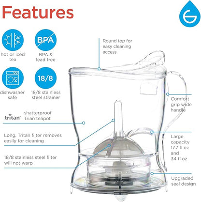 GROSCHE Aberdeen Tea Infuser Teapot & Smart Tea Maker - Image 7