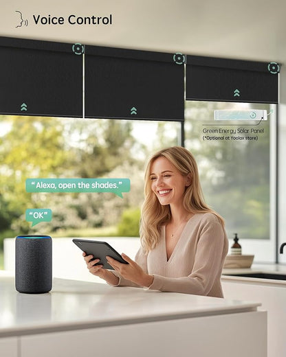 Yoolax Motorized Blinds with Remote, Smart Blinds - Image 2