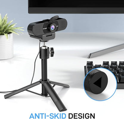 EMEET C960 Webcam with Tripod, 1080P Webcam with Microphone, Adjustable Height - Image 7