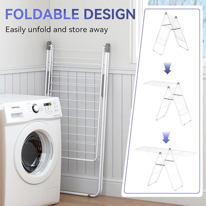 APEXCHASER Clothes Drying Rack, Foldable Oversized Drying Rack Clothing - Image 5