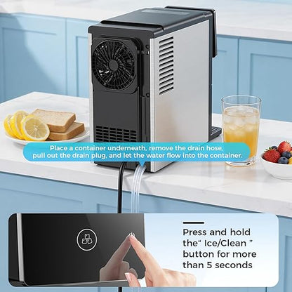WAA Countertop Nugget Ice Maker, 33 lbs/Day Portable Countertop Ice Machine - Image 7