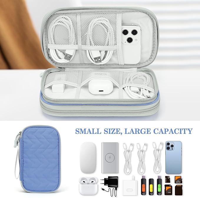 FYY Electronic Organizer, Travel Cable Organizer Bag Pouch Electronic - Image 6