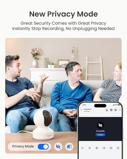 REOLINK Smart 4K UHD Pan & Tilt Dual-Band Wi-Fi 6 Indoor Security Camera - Image 6