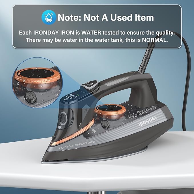 IRONDAY Steam Iron for Clothes - Image 3