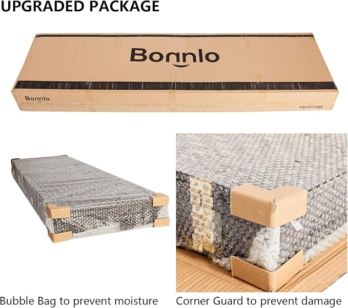 Bonnlo Upgraded Heavy Duty 6FT Tall Rattan Room Divider Screens - Image 7