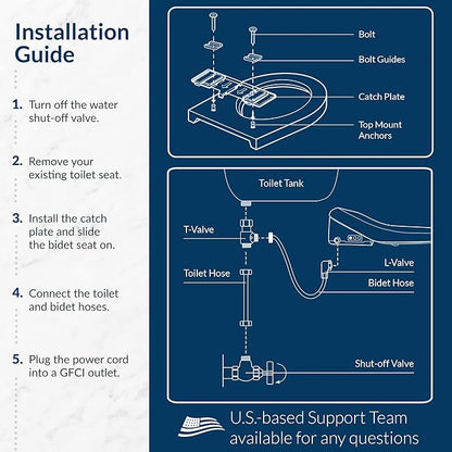 Bio Bidet BB2000 Electric Bidet Toilet Seat, Warm Water - Image 14