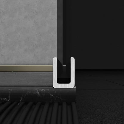 Brixwell 3/8" Fixed Panel Shower Door Deep U Channel, Antique Brushed Nickel - Image 6